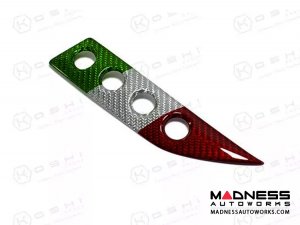 Maserati GranTurismo Interior Trim - Carbon Fiber - Audio System Button Trim - Italian Flag V1